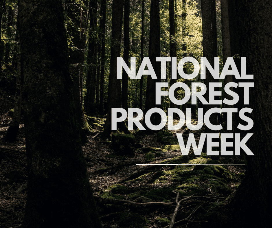 Text highlighting forest products event