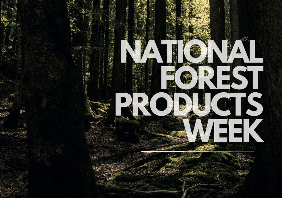 Text highlighting forest products event